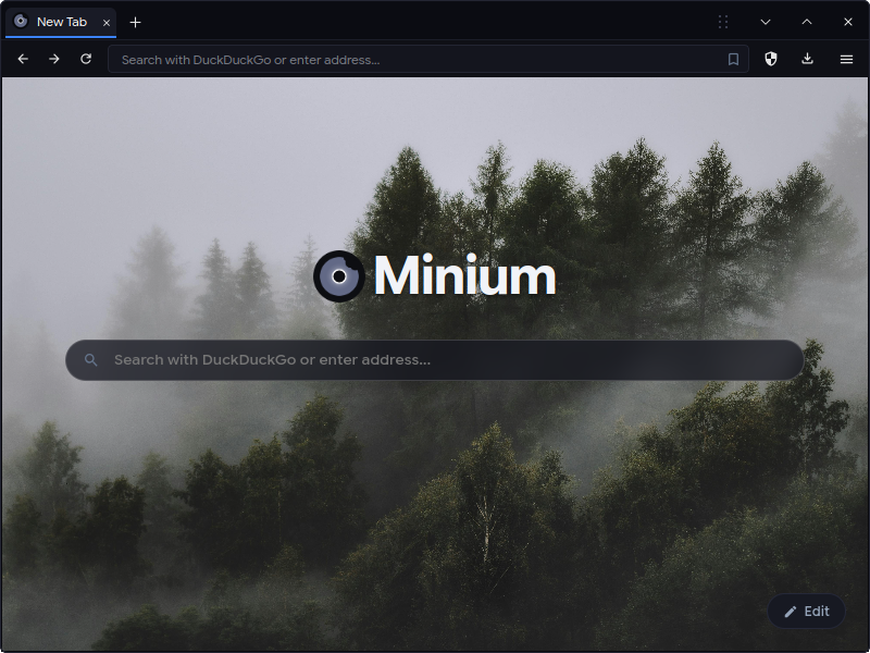 Minium Browser Screenshot